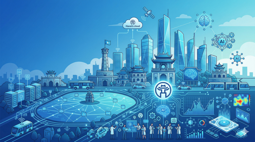 Hà Nội công bố danh mục các bài toán lớn về khoa học công nghệ đổi mới sáng tạo và chuyển đổi số giai đoạn 2026–2030 nhằm phát triển đô thị thông minh và kinh tế số Thủ đô